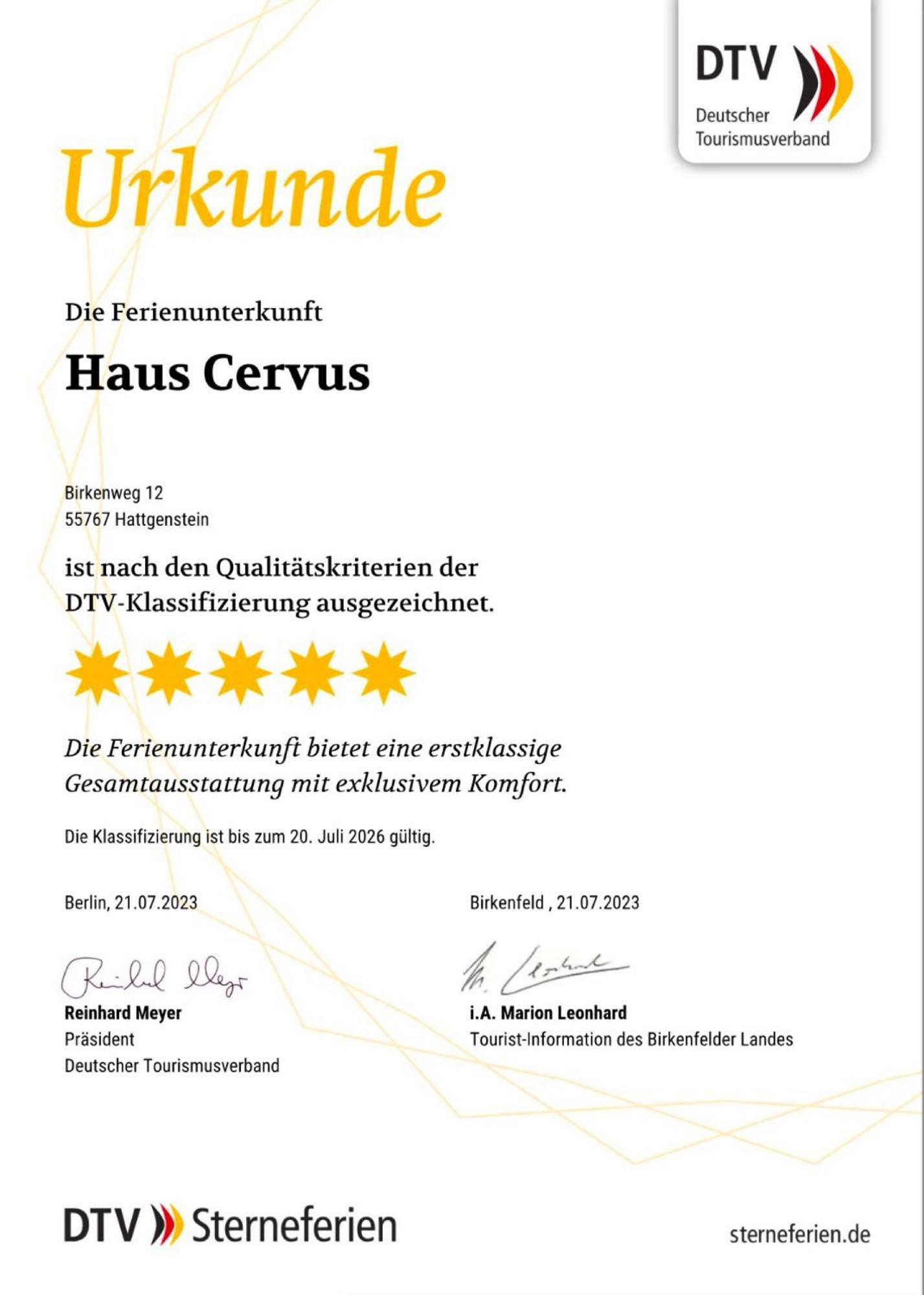 Hattgenstein Haus Cervus 빌라 외부 사진